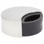 Wagner design yourself EH 5151 dørstopper i zinktrykstøbning med gummipuffer, forkromet, Ø50 mm, til påskruning, sølv 15515111