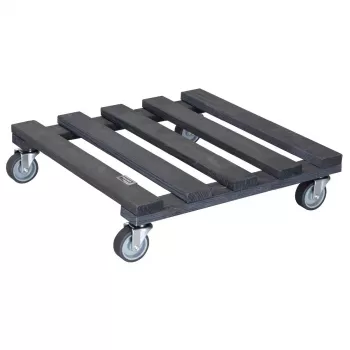 Wagner design yourself plante rulle GH 0412 kvadratisk antracit træ 38 x 38 x 9,5 cm 20041201