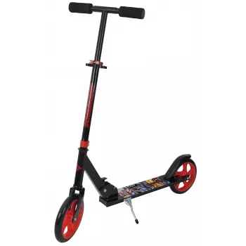 SCHILDKROT City Scooter Road Catcher Graffiti Aluminiumdæk 200 mm PU-hjul Foldbar 3-trins højdejusterbar 510203