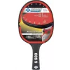 DONIC SCHILDKRÖT Protection Line S500 læringsbordtennisbat, sort/rød, Jade Smooth belægning 713055