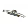 Märklin Z-spor 8529 buet skinne R1 195,9 mm radius 15° - 1 stk.