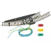 Märklin Z-spor elektromagnetisk bueskifte venstre - sort/gul 8568