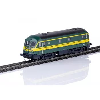 Märklin 37279 H0 SNCB serie 59 diesellokomotiv med mfx+ dekoder og LED-belysning