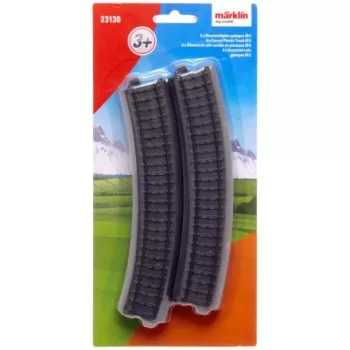 Märklin World 23130 H0 6-delt buet kunststofsporsæt