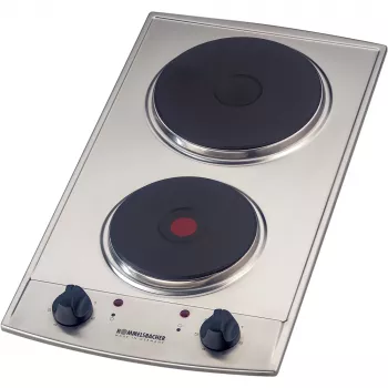 Rommelsbacher EBS 3074/E Electric Hob with 2 Cooking Zones - Stainless Steel
