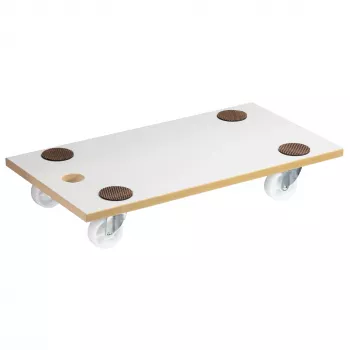 Wagner MM 1319 20131901 transportrulle, op til 200 kg, hvid