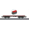 Märklin 44734 H0 byggeklodsvogn, sort/rød