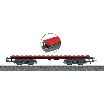 Märklin 44734 H0 byggeklodsvogn, sort/rød