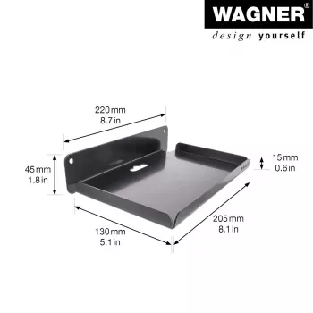 Wagner design yourself vægbeslag WH 2088 sort (15208801)