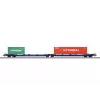 Märklin 47474 Sdggmrss dobbeltlommevogn H0 skala 1:87 kobaltblå 393 mm