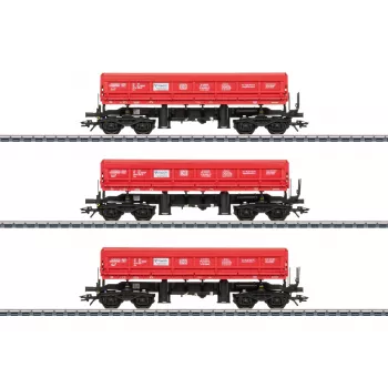 Märklin 48458 H0 3-delt sidekippevognsæt Fas fra DB Schenker Rail Polska S.A.
