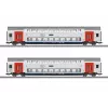 Märklin 043566 H0 dobbeltdækkervognssæt SNCB M6 2. klasse