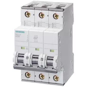 Siemens SENTRON 5SY6332-6 automatsikring, 3-polet, B32A, 6kA, 400V AC