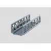 Märklin 074620 gitterbro til H0-modeljernbaner (1:87), grå, enkeltsporet, 360 mm
