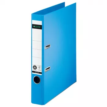 LEITZ 180° arkivmappe A4 50 mm lyseblå karton (1008-00-30)