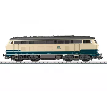 Märklin 39215 H0 diesellokomotiv serie 218 DB oceanblå mfx+ lyd og LED