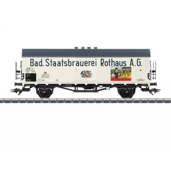 Märklin 046805 H0 AC stolpevogn Rlmms 580 Deutsche Bundesbahn epoke IV fladvogn med stolper