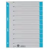 LEITZ A4 Light Blue Cardboard Document Dividers, 25 Pack, Universal Punching 16523030