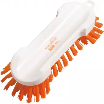 Haug Bürsten Anti-Bac rengøringsbørste 88306 hvid/orange plast