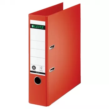 LEITZ 180° hængemappe A4 80 mm lyserød karton 1007-00-20