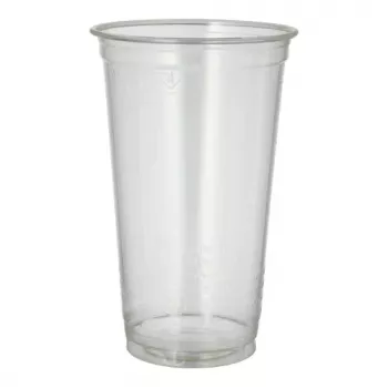 PAPSTAR pure PLA-kolddrikbæger, 0,5 l, Ø 9,5 cm, glasklar, 60 stk. (87487)