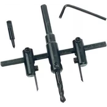 Brüder Mannesmann justerbar cirkelskærer 30-120 mm med HSS-klinger (537)