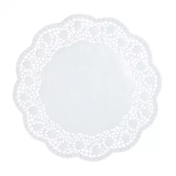 PAPSTAR runde kagetallerkener, 30 cm, hvid, 100 stk (12263)