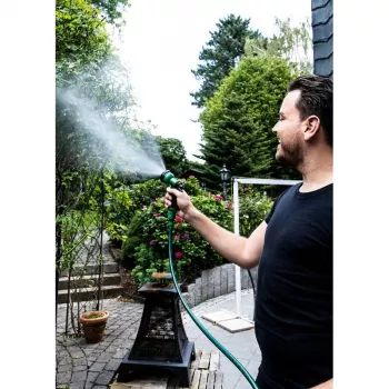 Brüder Mannesmann mini-slangesæt 10 m grøn PVC 3/8
