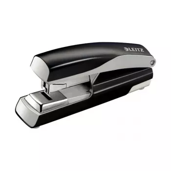 LEITZ Nexxt 5523 Flat-Clinch Stapler, 40-Sheet Capacity, Black 5523-00-95