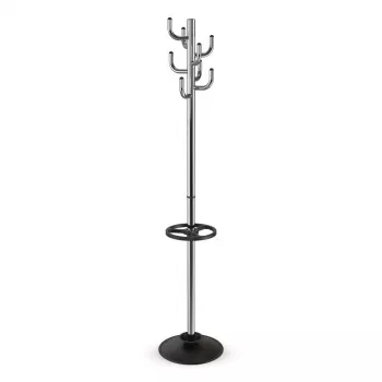 MAUL MAULpolaris garderobestativ af krom med 8 kroge, 177 cm 9402596