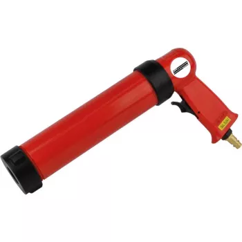 BRÜDER MANNESMANN M 1525 Pneumatisk patronpresse, rød/sort, 310 ml, 6,3 bar, 1/4 inch hurtigkobling