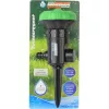 Brüder Mannesmann Circular Sprinkler with Plastic Ground Spike, Adjustable Spray, 1 Piece (M63612)