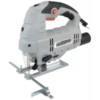 BRÜDER MANNESMANN M12781 800W elektronisk pendulstiksav med 4-trins pendulbevægelse, værktøjsfri savbladsskift, 0-3000 slag/min., 80mm skæredybde i træ
