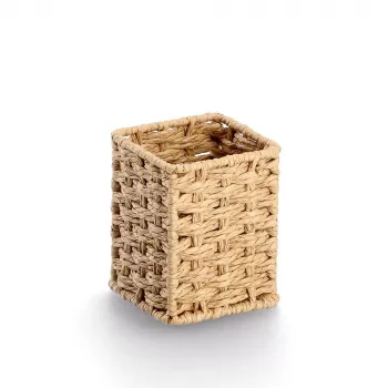 Zeller penneholder papirflet natur 8 x 8 x 10,7 cm (15210)