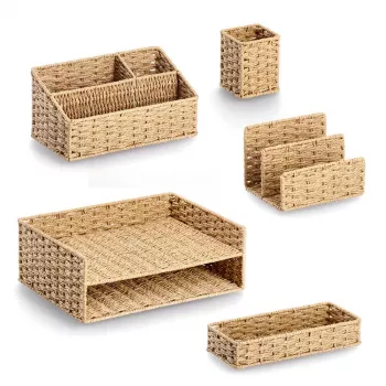 Zeller penneholder papirflet natur 8 x 8 x 10,7 cm (15210)