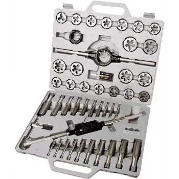 Brüder Mannesmann 45-Piece Metric Tap and Die Set M6-M24 | 53245