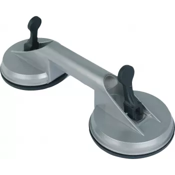 BRÜDER MANNESMANN sugekop med 2 sugekopper, 115 mm diameter, brudsikker ABS-plast, 1 stk. (99002)