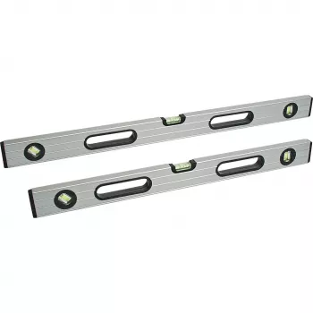 BRÜDER MANNESMANN vaterpas 600 mm, 3 libeller, aluminium 80860