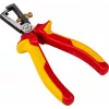 BRÜDER MANNESMANN VDE Wire Stripping Pliers 160 mm, 1000V Insulated, Chrome Vanadium, Red/Yellow 10608