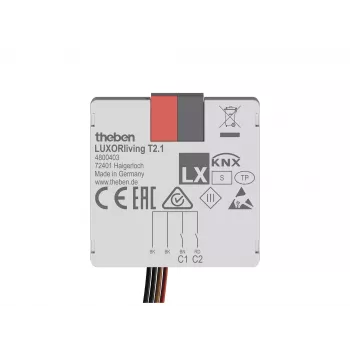 Theben LUXORliving T2.1 trykinterface 2-kanal indbygning 4800403