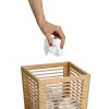 Zeller 15204 papirkurv, brun