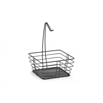 Zeller frugtkurv sort 36 x 26 cm (27420)