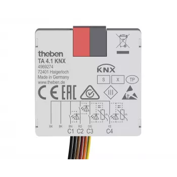 Theben KNX trykinterface binær indgang 4-kanal TA 4.1 KNX (4969274)