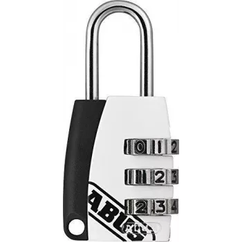 ABUS 155/20 massivt messinghængelås med hærdet stålbøjle, 20 mm hus, enslåsende 308888