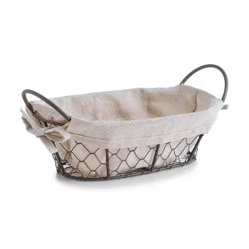 Zeller Countrystyle pileflet brødkurv med cremefarvet for 18090