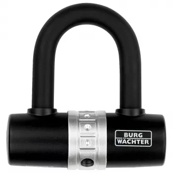 BURG WÄCHTER U-bøjlelås cykellås 1480 HB, sort, 14 mm bøjle, 43 mm bredde, 55 mm højde 1471