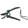 BRÜDER MANNESMANN ambolt-grensaks M63100, sort/grøn, non-stick-belagt klinge, 20 mm skærekapacitet