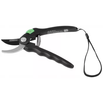 BRÜDER MANNESMANN bypass-havesaks, sort/grøn, non-stick-belagt klinge, 20 mm skærekapacitet, 1 stk. (M63101)