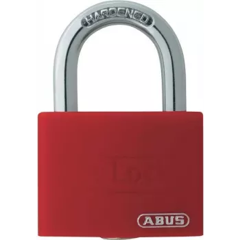 ABUS T65AL/40 aluminiumshængelås med hærdet stålbøjle, rød ABVS50011
