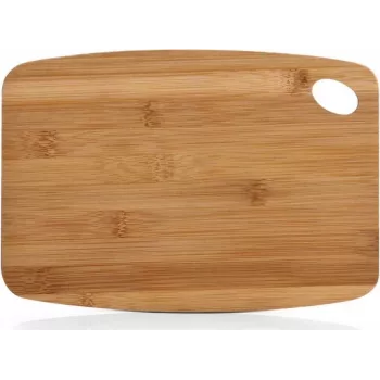 Zeller bambus skærebræt brun 38x28x1,5 cm 25230